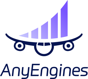 Логотип программного обеспечения для авиакомпаний