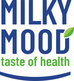 Логотип молочной продукции MILKY MOOD