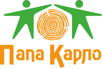 Логотип Папа Карло (деревообработка)